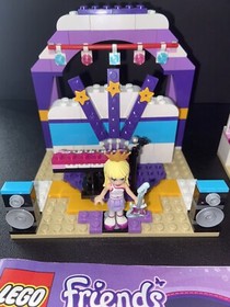 -Lego Friends Rehearsal Stage 41004 Stephanie Complete Manual Rotating Stage