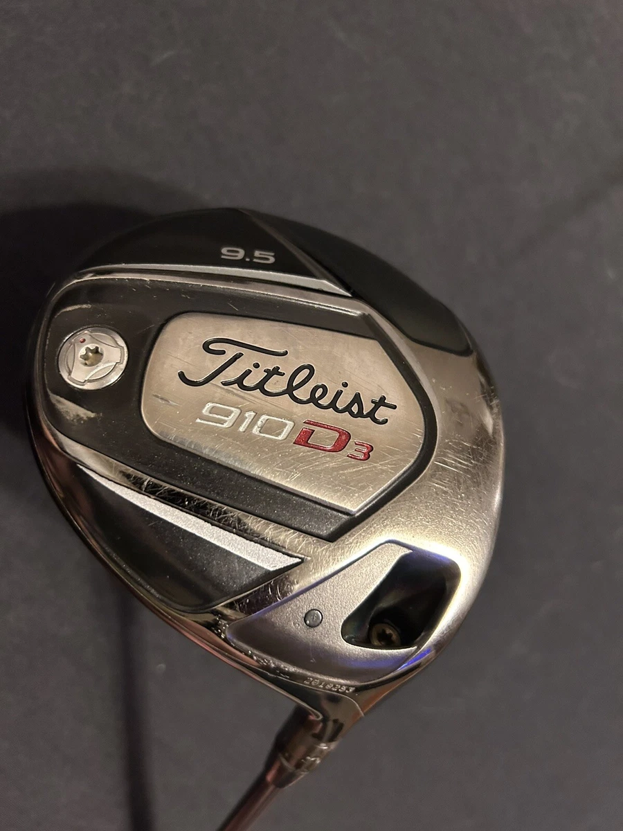 CLEAN Titleist 910 D3 Driver 9.5° Mitsubishi Diamana Graphite Stiff Flex +  HC