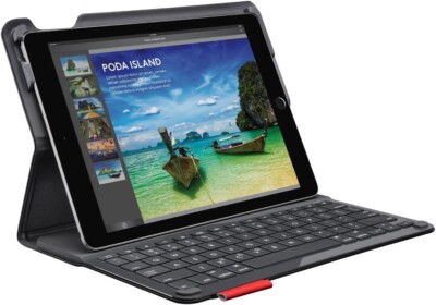 Logitech 920-006912 Type+ Case with Integrated Keyboard for iPad Air 2 - Black