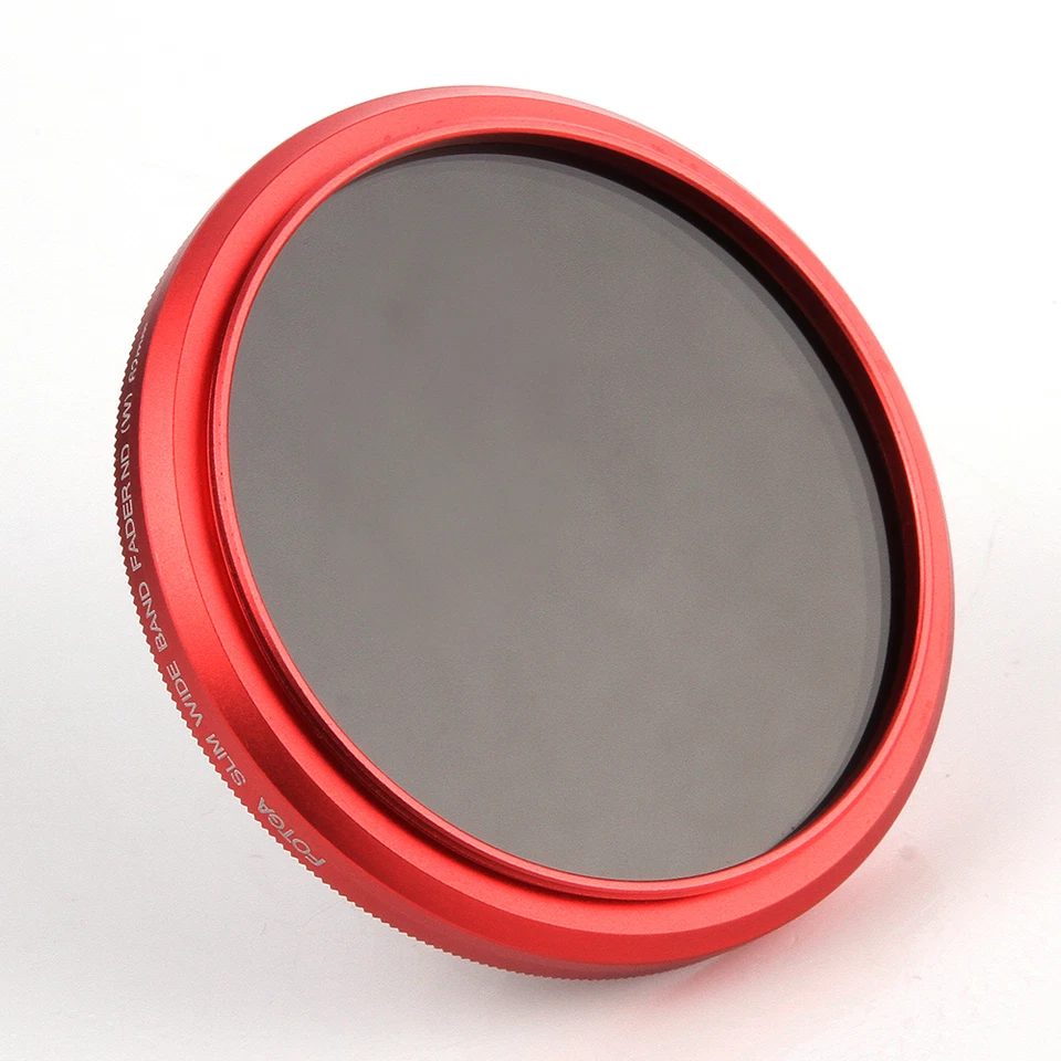 FOTGA 43mm ND Filter Slim Fader Variable Neutral Density ND2  to ND400 Red HOT - Image 2 of 4
