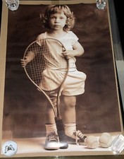 Vintage Athena Poster - Kid Tennis Racket - Brand New Vintage Stock