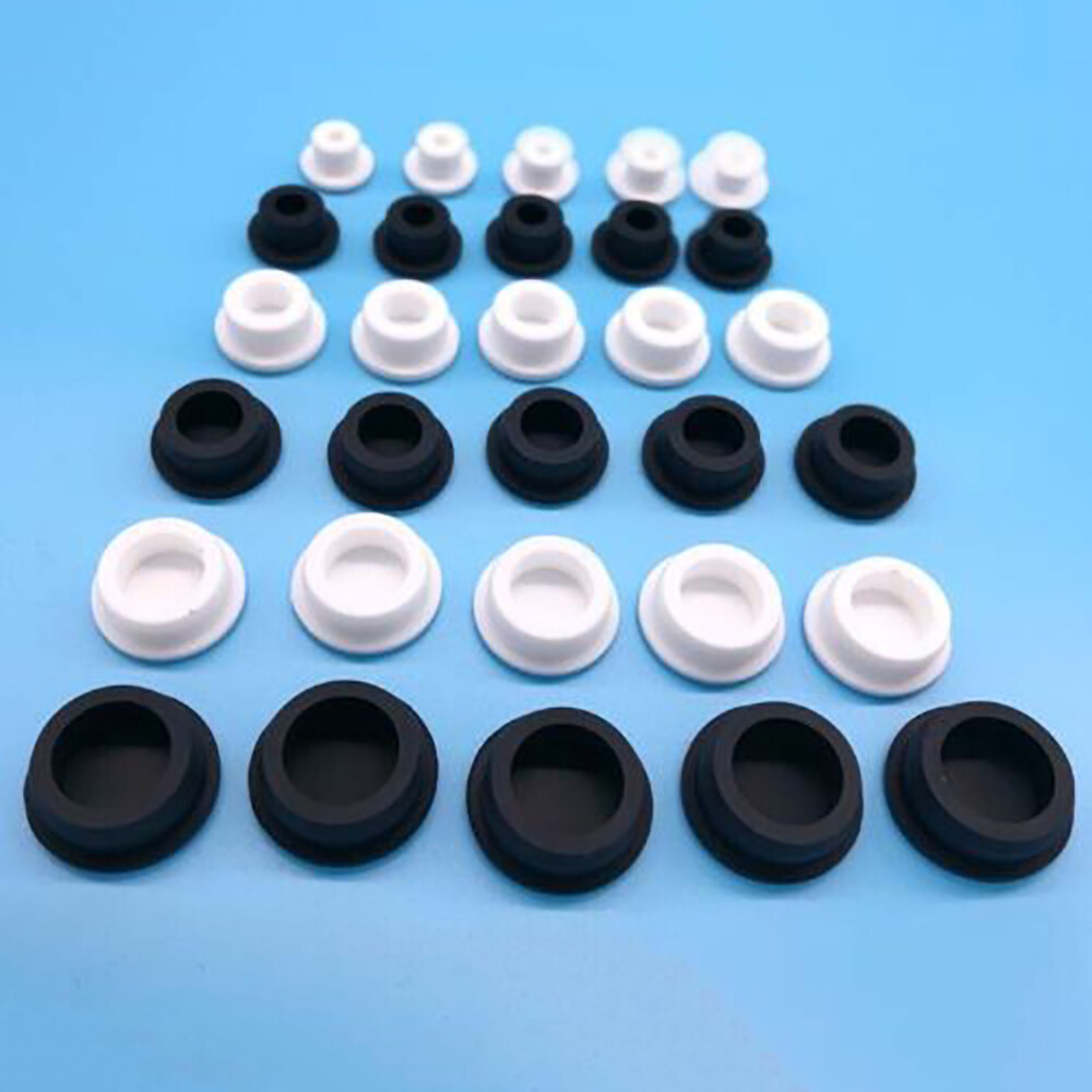 Black Silicone Rubber Blanking End Caps Tube Pipe Inserts Plug Bung 15.5~201.5mm