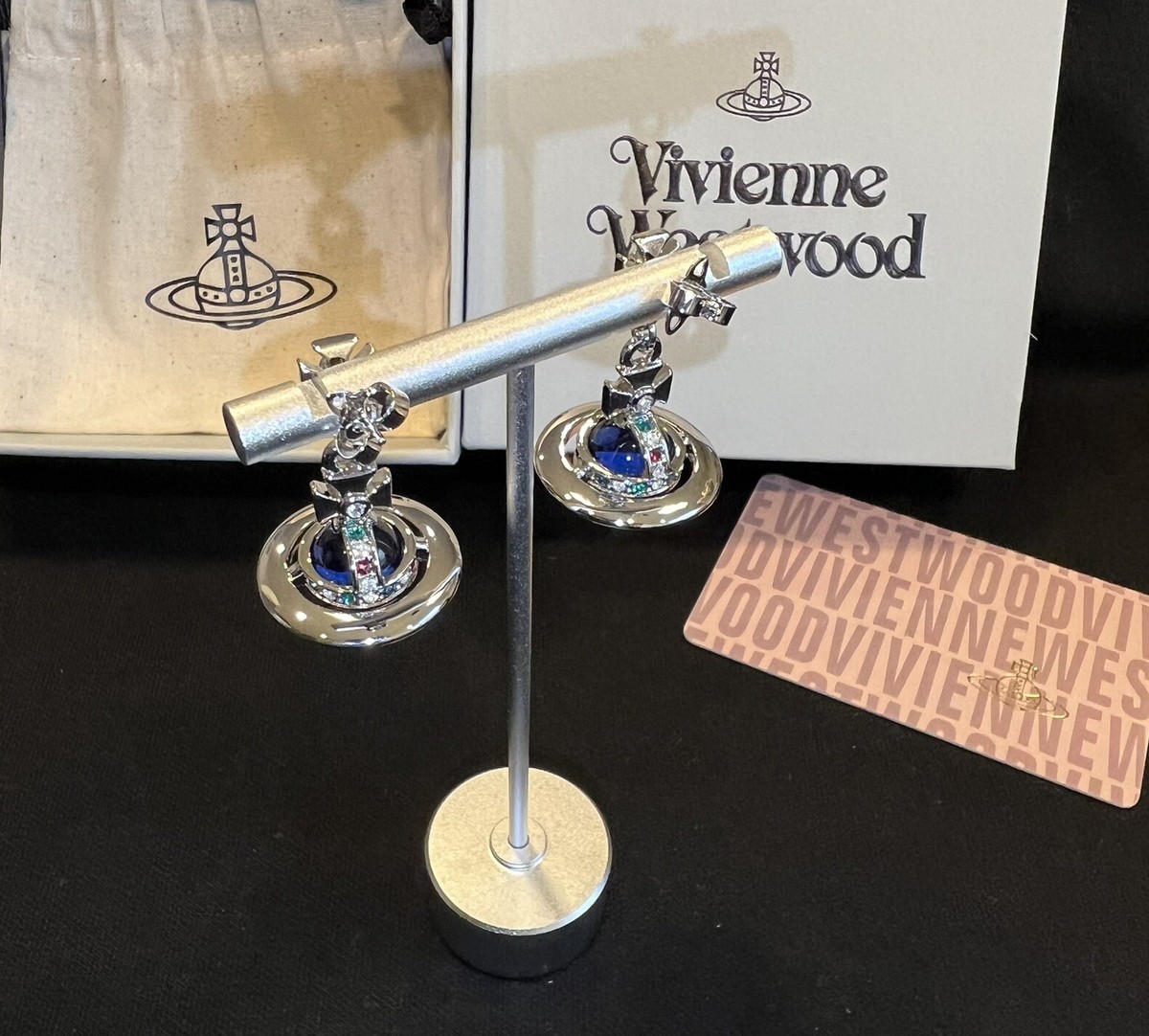 Vivienne Westwood ピアス　星　ブルー　証明書付 Vivienne Westwood ピアス 星 ブルー 証明書付 Vivienne