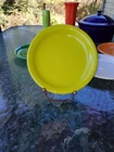 BISTRO style SALAD PLATE lemongrass NEW HOMER LAUGHLIN FIESTA 7 1/4"
