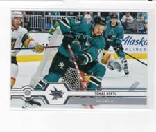 Tomas Hertl 19-20 Upper Deck Series 1 Hockey Base #163 San Jose Sharks