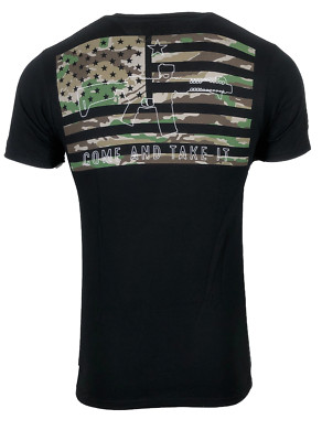 T-shirt Uomo Stile Howitzer TRY IT Nera Militare Grunt S M L XL 2XL 3XL - Foto 7