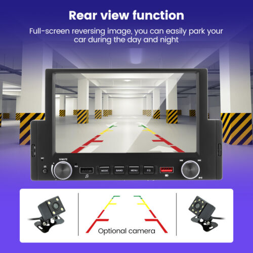 Single 1Din 6.2“ Autoradio Stereo TouchScreen Apple CarPlay Bluetooth MP5 Player - Bild 13 von 17