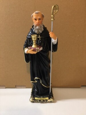 Heiliger Benedikt 8 Zoll Harz Florentiner Statue Figur