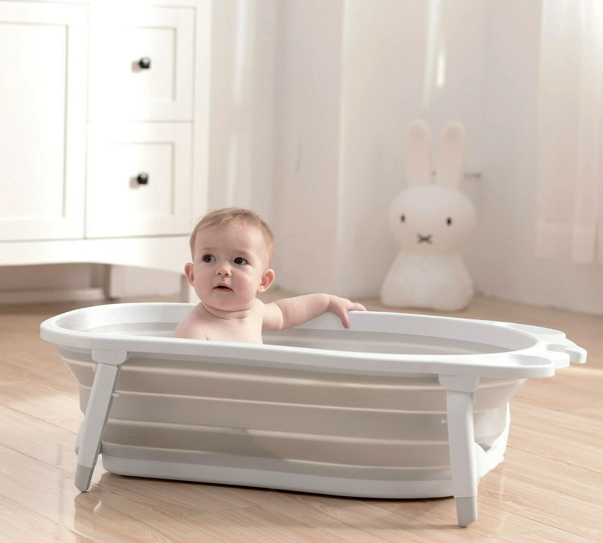 Baby Bath Tub Collapsible Foldable Portable Washing Babies New Born Kids  Toddler