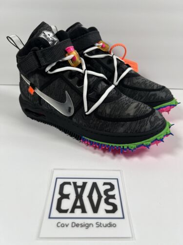 Size 11.5 - Nike Air Force 1 x Off-White Black DO6290-001 (2022) BRAND NEW - Picture 4 of 12