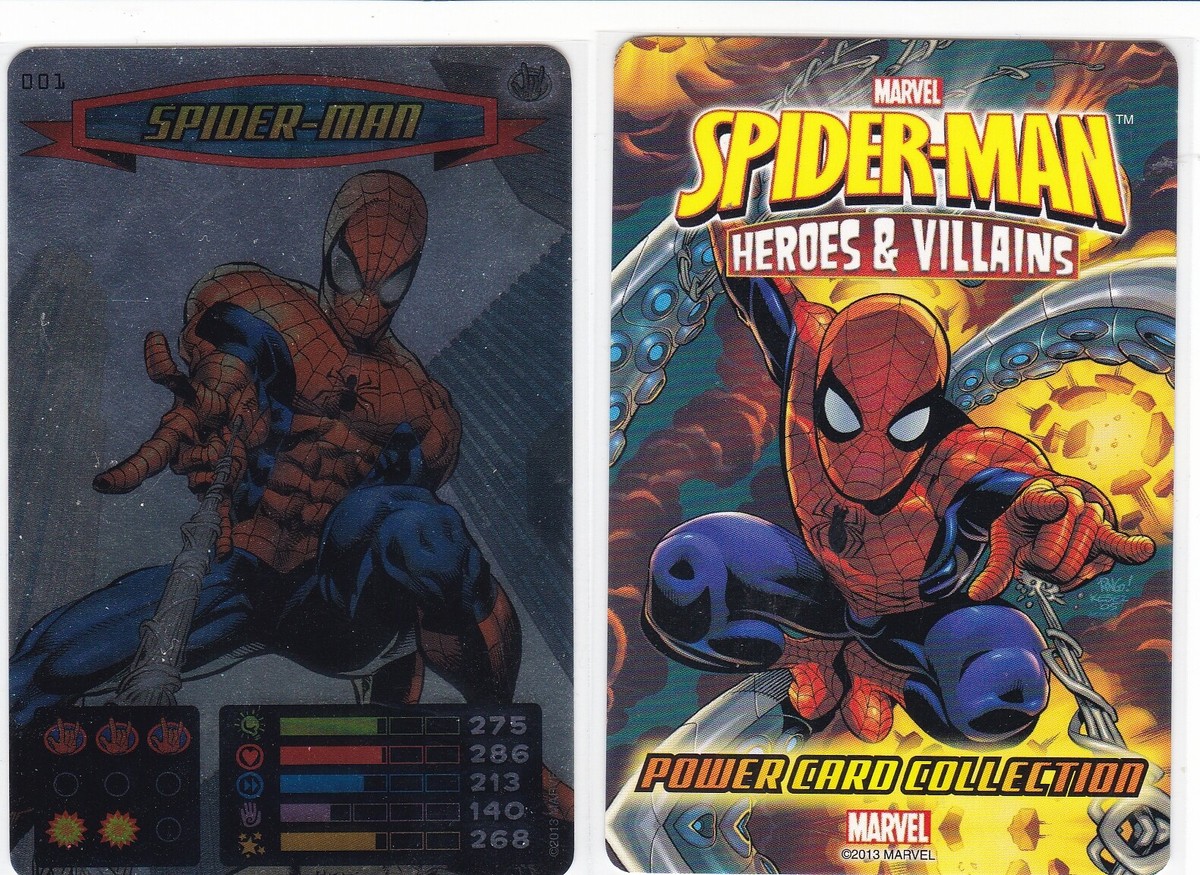 2008 Spider-Man Heroes & Villains Power Card Collection #001