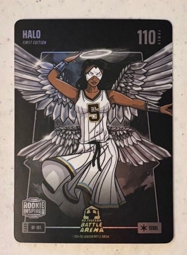 2024 Bo Jackson Battle Arena Angel Reese HALO RC Rookie Steel Battlefoil #BF-105