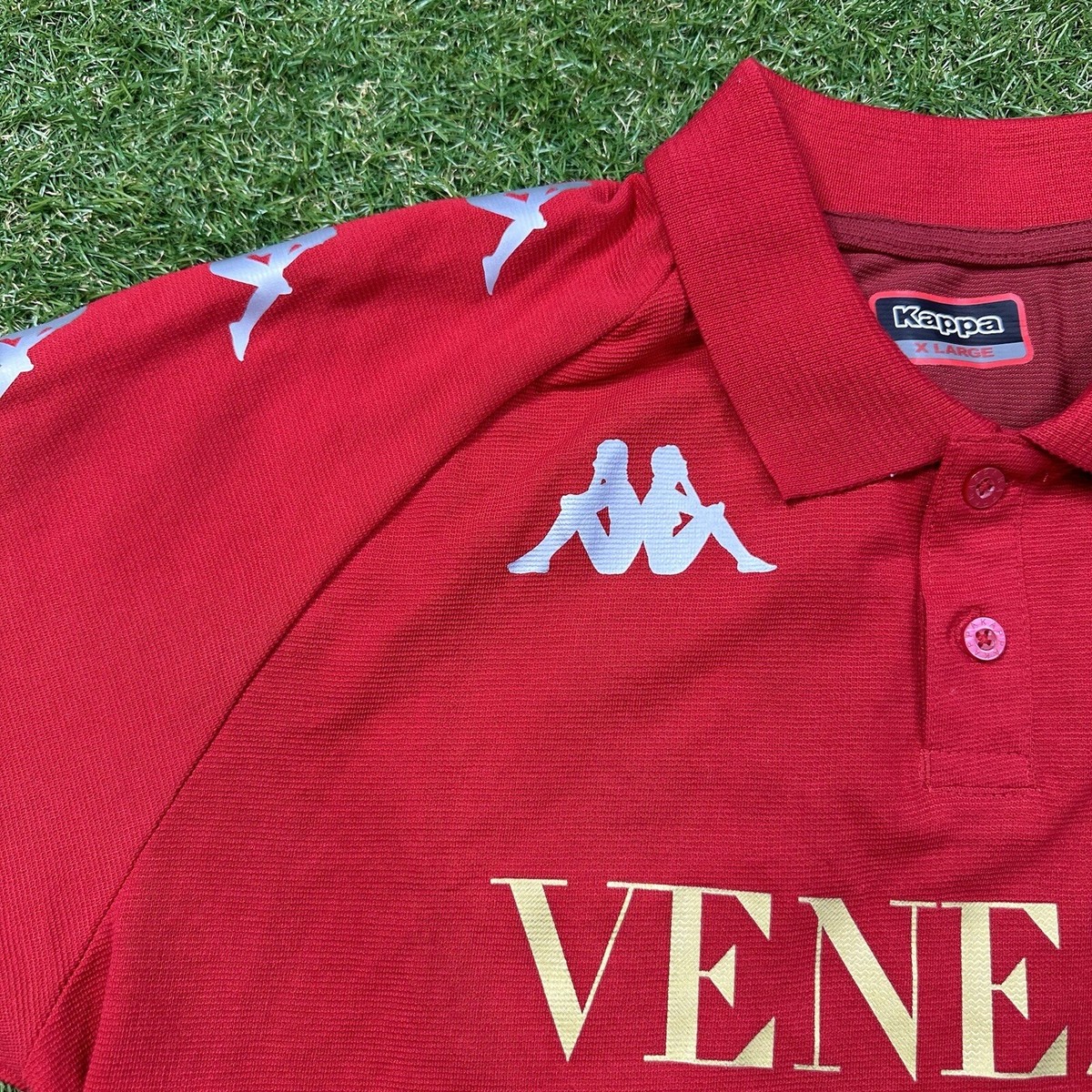2020-2021 Authentic Original Kappa VFC Venezia FC Red Button