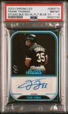 2023 Panini Chronicles Studio Signatures FRANK THOMAS AUTO 1/1 PSA 8 NM-MT SSP