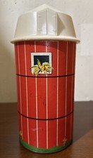 Vintage 1968 Fisher Price Toys Barn Silo Little People Farm Made in USA