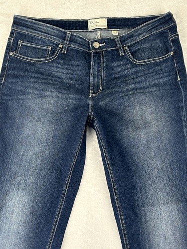 BKE Jeans Womens Payton Blue Straight Mid Rise Size 32R (33x 31.5 Measured) - Picture 2 of 14