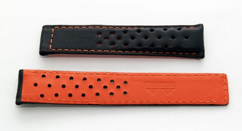 19mm schwarz Sport Leder Uhrenarmband passend für TAG Heuer Carrera Modelle aufgelistet - Bild 28 von 34