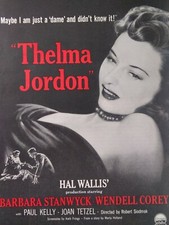 Hollywood Original Ad  Rare VHTF Early 1900s Thelma Jordon Stanwyck Judy Garland
