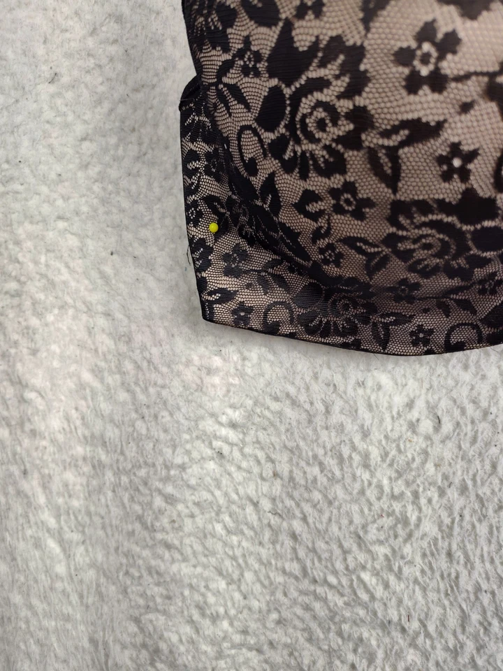 Sujetador Jessica Simpson para mujer 38C mezcla de nailon con aros encaje floral ajuste regular Foto 4 de 4