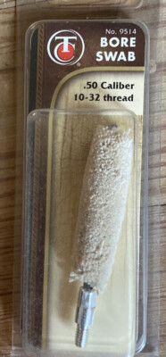 NEW Thompson/Center Arms Accessories Cotton Bore Swab 50cal 10-32 Thread 9514