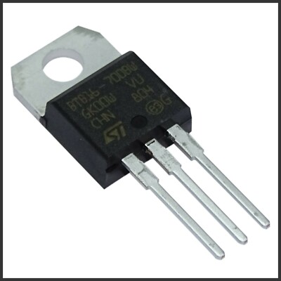 BTB16-700BW STM Triac Thyristor 16A 700V TO220AB THT 50mA