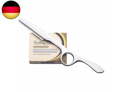 Styling Razor Silver + 10 original Blade Thinning Shaper Friseur Styling