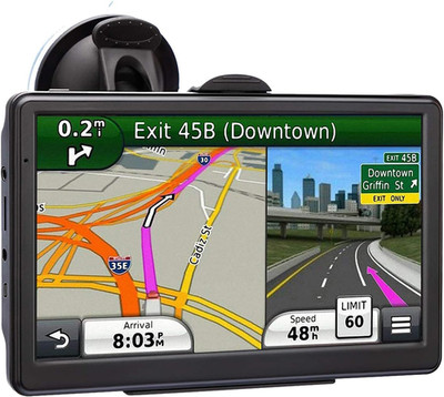 GPS Navigation for Car, 2025 Map 7 Inch Touch Screen Car GPS, Voice Turn Directi