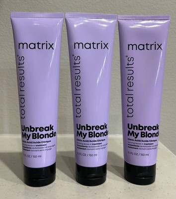 Matrix Total Results Unbreak My Blonde Citric Acid Leave In Treatment 5.1/3tubes