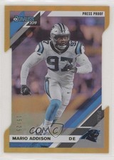 2019 Panini Donruss Press Proof Gold Die-Cut 5/25 Mario Addison #45 0q3