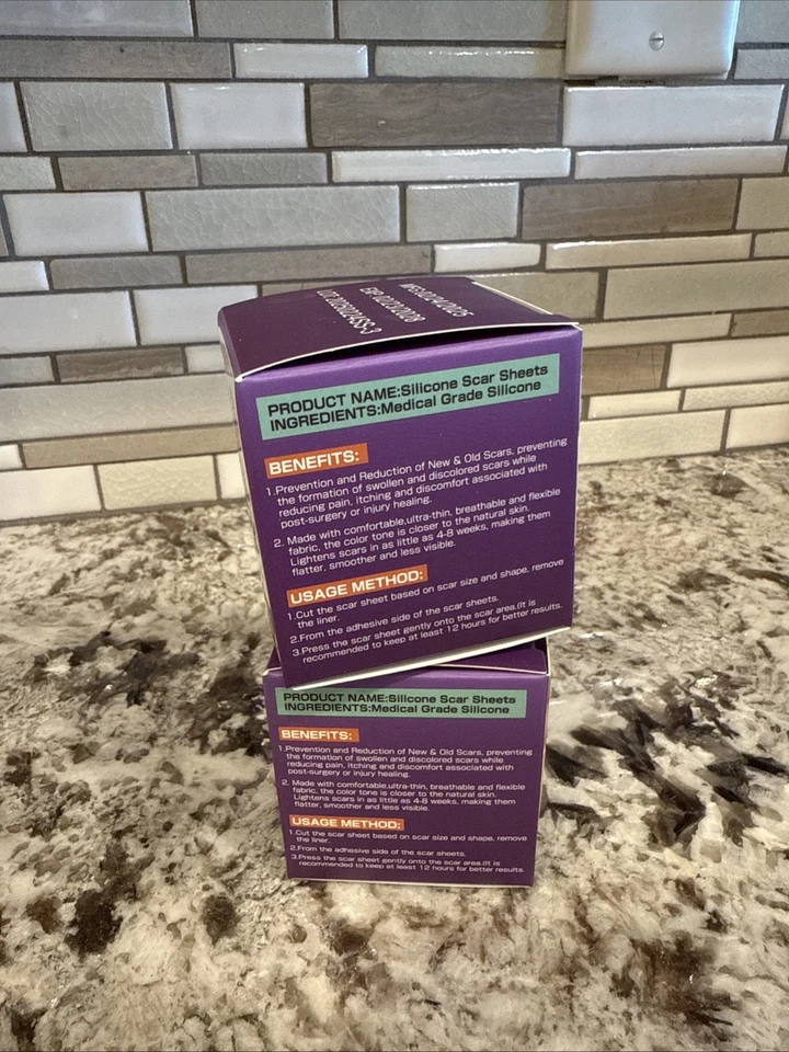 Silicone Scar Sheets,Silicone Scar Tape,Scar Tape For Surgical Scars,Set Of 2 - Image 4 of 4