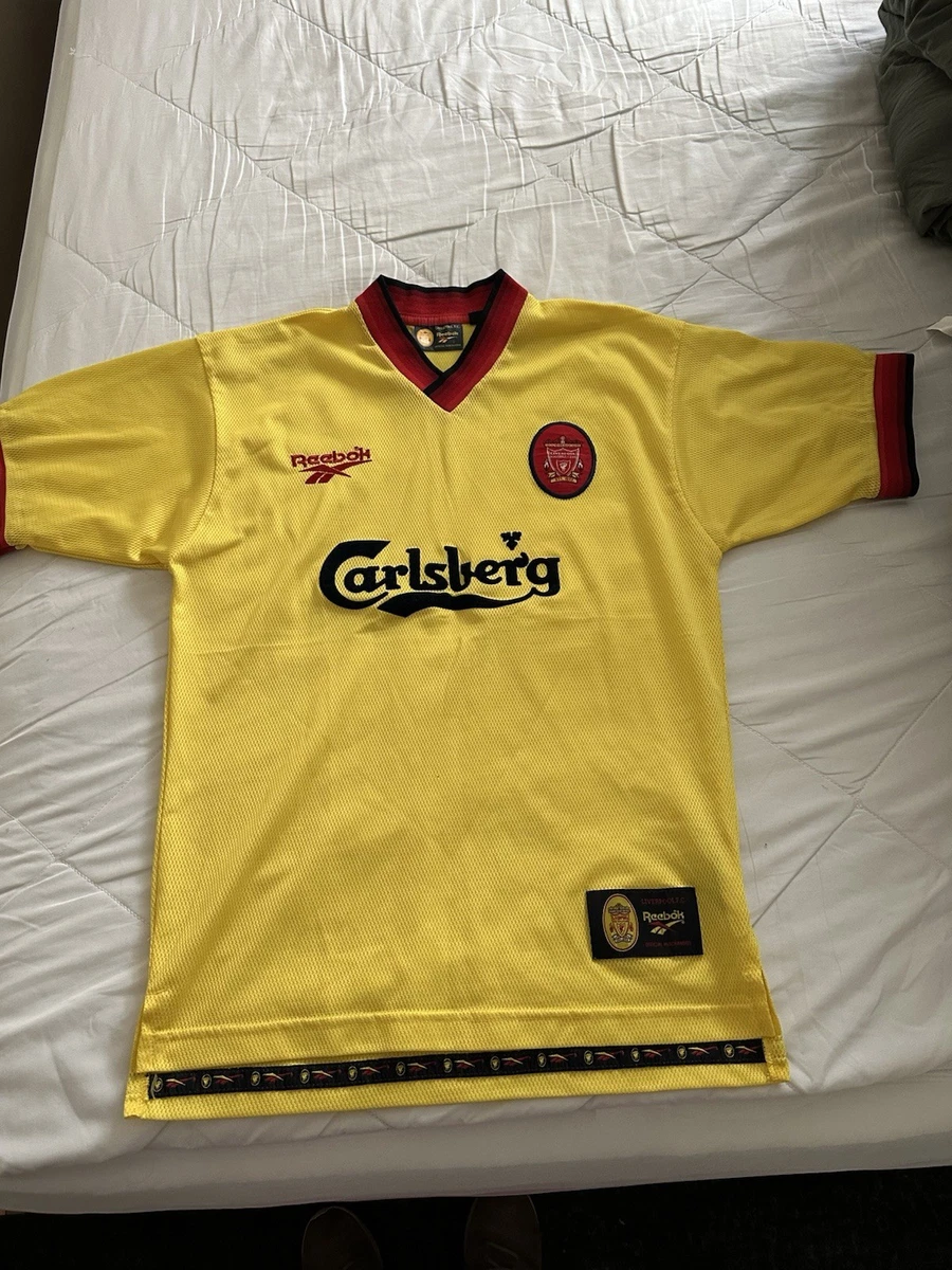 Reebok Liverpool Yellow International Club Soccer Fan Apparel and