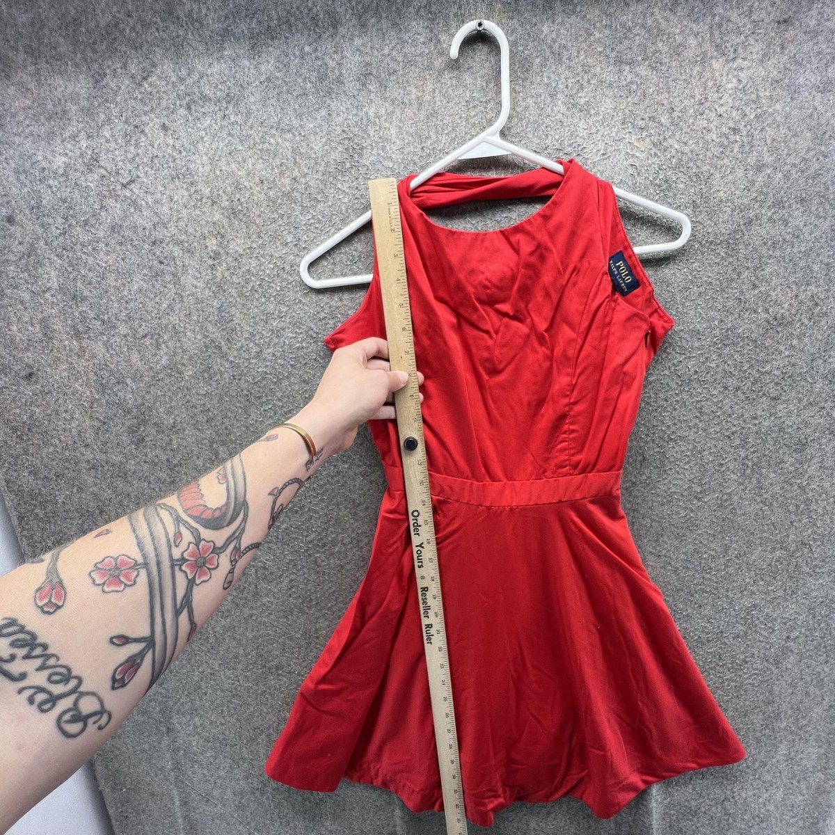 open lace back dress Feeling The Love Red Embellished Sweater Dress, X-Large - The Mint Julep Boutique main image 1