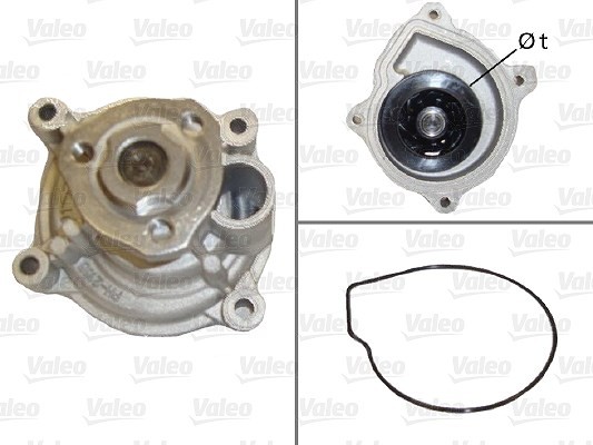Valeo Wasserpumpe, MotorküHlung U.A. FüR Audi, Seat, Skoda, VW-image