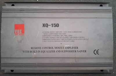 VOX XQ-150 Endstufe mit Remote Controller Endstufe Verstärker Amplifier