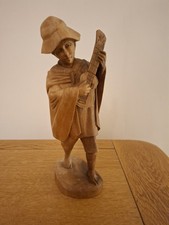 vintage hand carved wooden figure