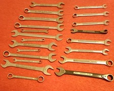 Lot Of 21 Vintage Craftsman Sae Metric Wrenches Forged In Usa
