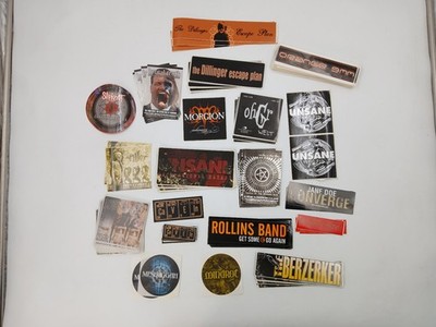 Heavy Metal Sticker Lot   Slipknot, Meshuggah + More Band Stickers