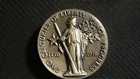 1976 Two Centuries Liberty Peace Progress Sterling Silver 44.24 Grams.