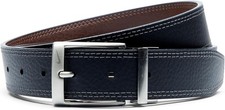 Core Reversible Belt - Black/Brown Double Stitch - Large