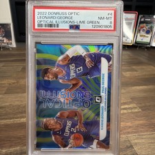 PSA8 Leonard/George /149,CGC GM10 RC Anthony Edwards,CGC GM10 Vince Carter