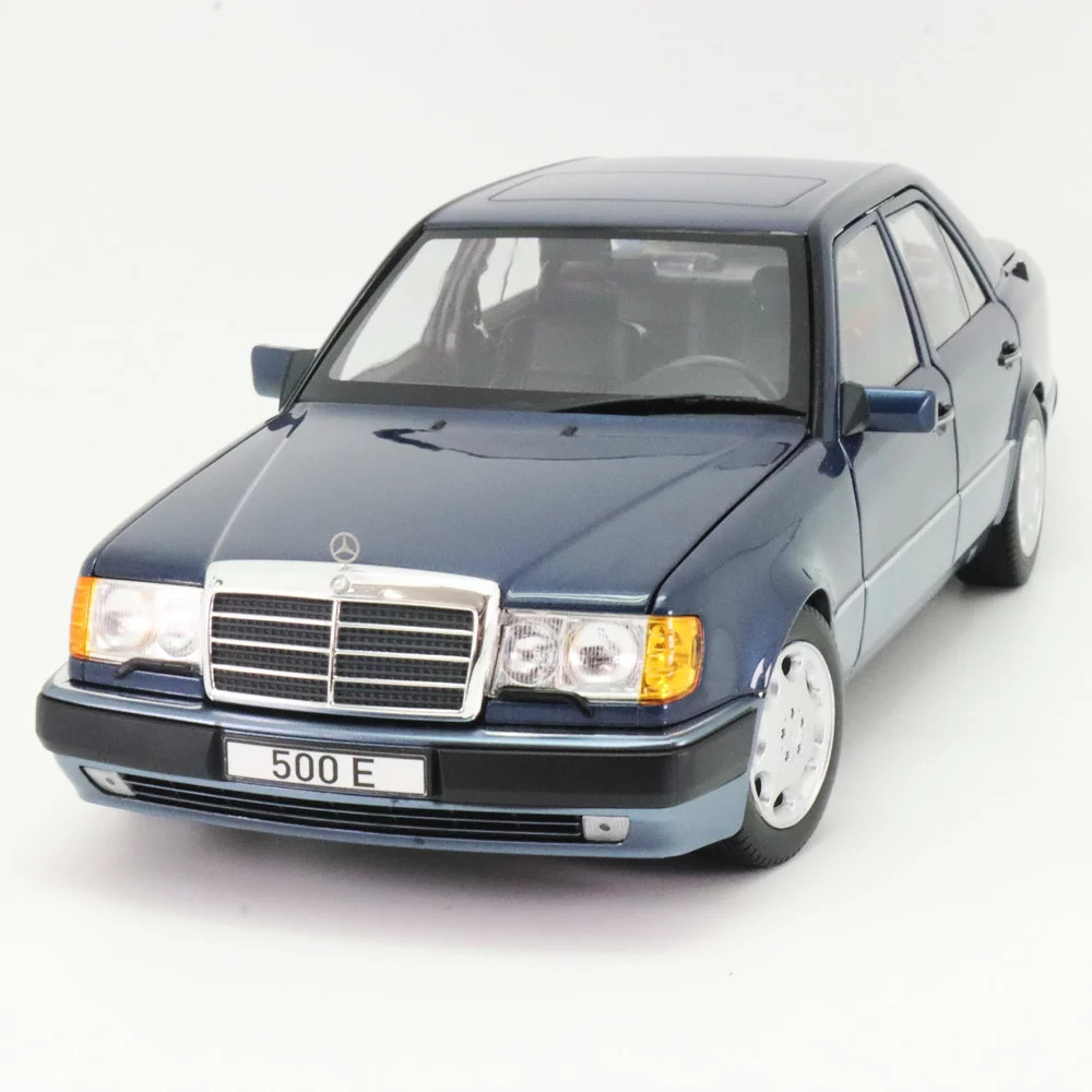 NOREV 1/18 Mercedes-Benz 500E W124 1990 Blue Metallic Diecast