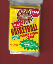 Basketball Fleer 1990 Rookie sensations 5th Limited Jumbo 43 Card Pack - Jordan