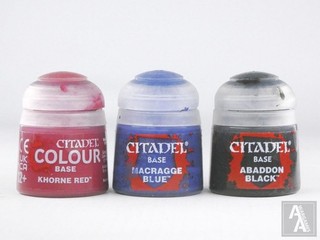 (2288) 3x Assorted Citadel Paint Pots Tools 40k Sigmar Warhammer Citadel