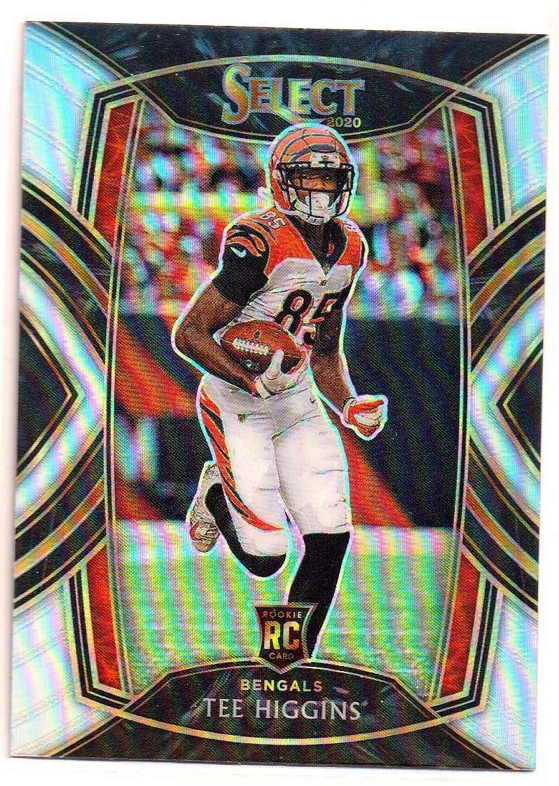 2020 Panini Select Tee Higgins RC Club Level #260 Silver Prizm Bengals