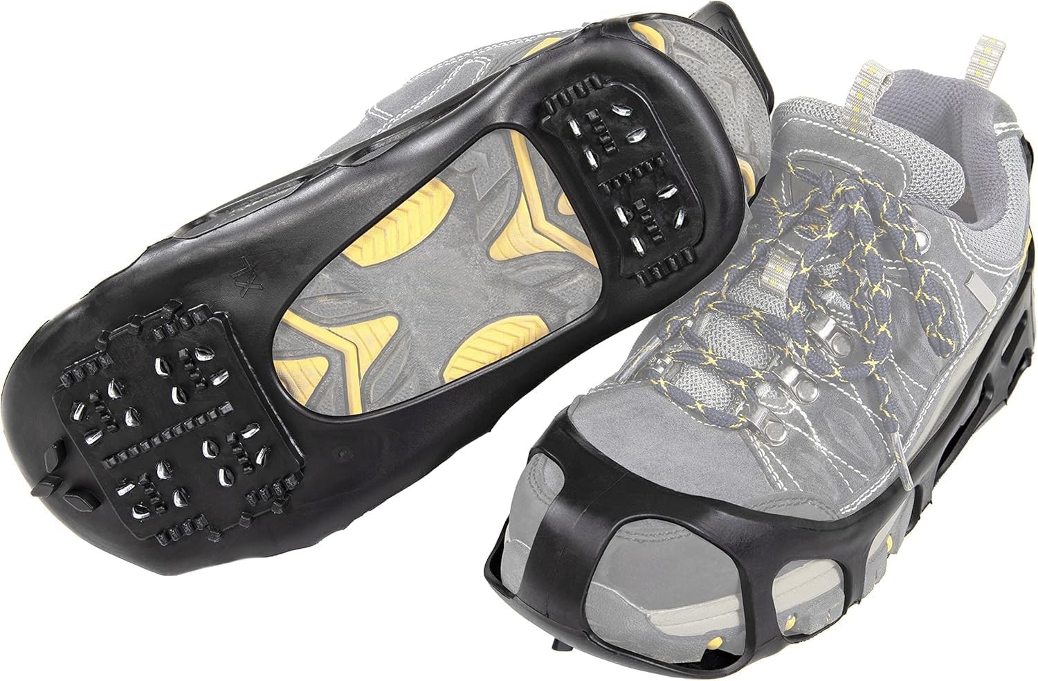 Elevon Snow Shoe Grip for Hiking on Ice & Snow Heavy Duty Steel Spikes 1 Pair