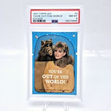1987 Topps ALF 3 You're Out of This World PSA 8