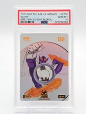 WARP LAMAR JACKSON 2025 BATTLE ARENA UPDATE FIRE TRACKS BATTLEFOIL PSA 10 Q5918