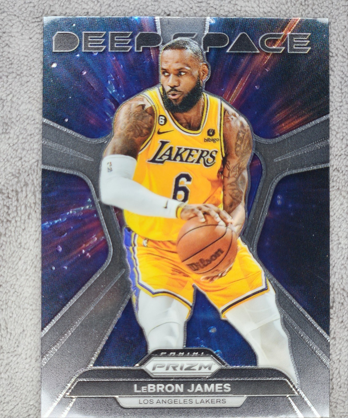 2023-24 Panini Prizm - Deep Space LeBron James #7