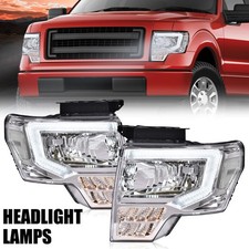 Led Headlight Lamps Clear Lens For 2009 2010 2011 2012 2013 2014 Ford F150 F-150 Led Headlight Lamps Clear Lens For 2009 2010 2011 2012 2013 2014 Ford F150 F-150