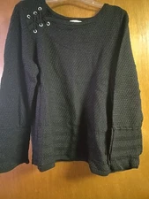 Women's XL Black Style & Company Sweater